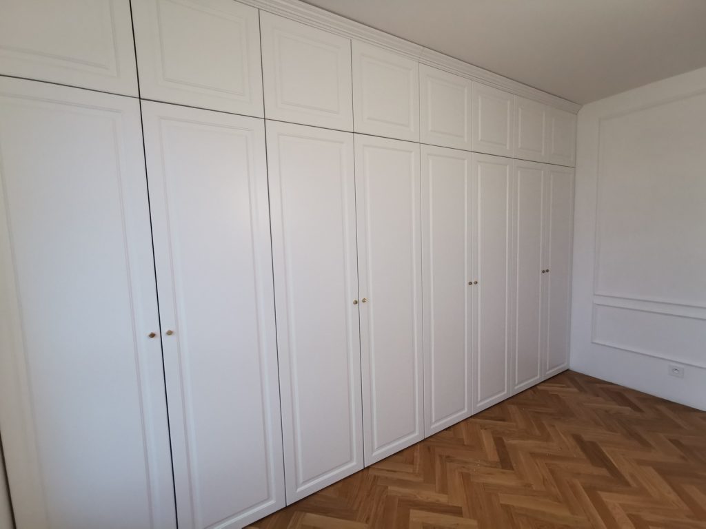 Realizacja 3 3 biała jasna garderoba na wymiar Gdańsk